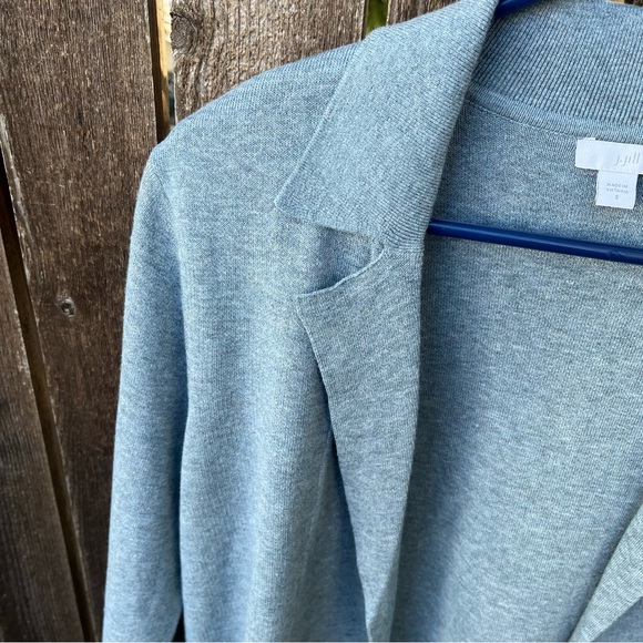 J. Jill Double-Knit Cropped Cardigan Sweater Sz S - Picture 4 of 12